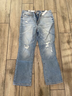 Nwt Womens Seven Distressed Capris Denim Pants Jeans