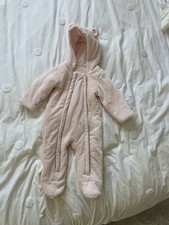 Gorgeous Pink Teddy Snowsuit 6-9 Months
