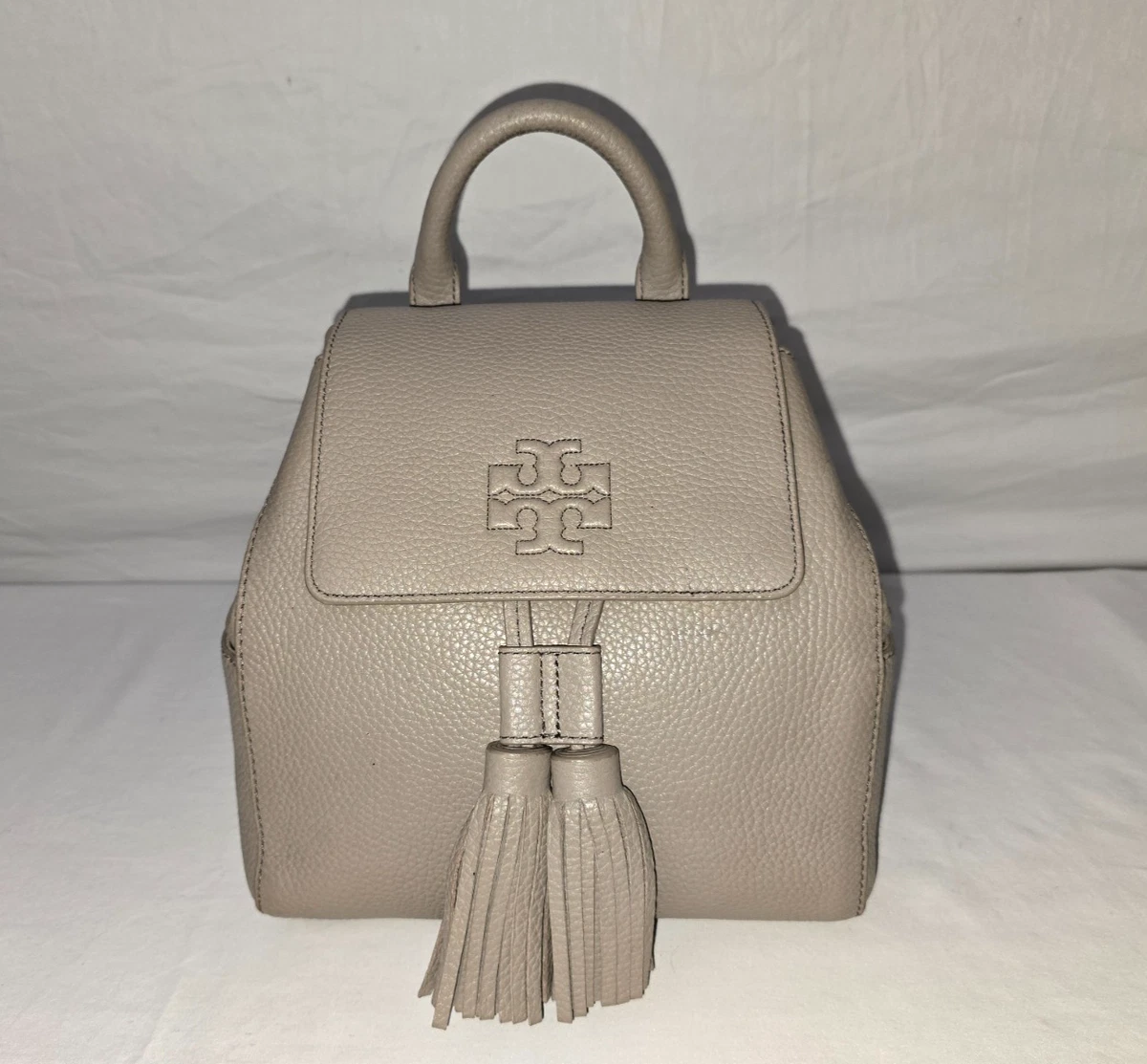 Tory Burch Backpack Gray Bags & Handbags for Women for sale  display picture 2