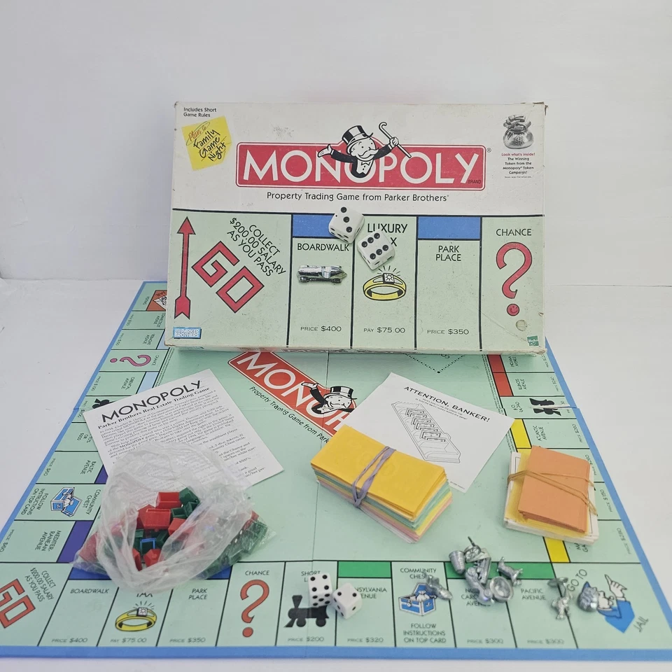 Lot-Vintage Monopoly 2005 Collectors Edition, 1961, 1985, And 1999 Parker Bros - Image 4 of 4