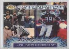 2000 Topps Finest Finest Moments Refractor Frank Wycheck Kevin Dyson #FM17 0q3