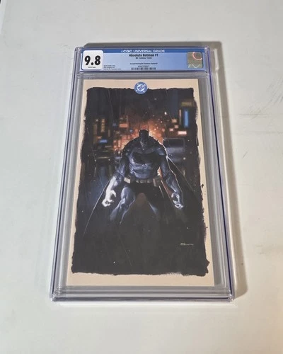 Absolute Batman #1 CGC 9.8 Graded Fabrizio De Tommaso Virgin Variant Edition B