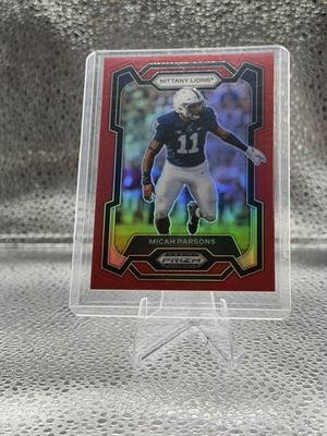 2024 Panini Prizm Draft Picks - Micah Parsons #31 Red Prizm /299