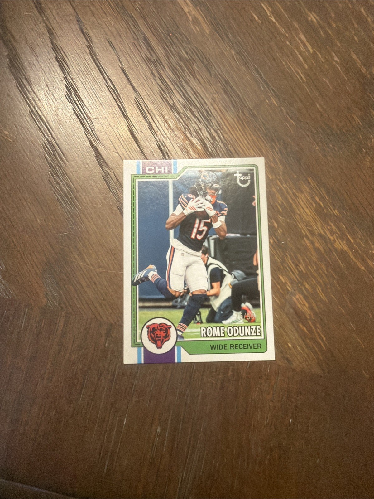 2026 Topps Flagship Football Vintage Stock Rome Odunze /99 view 1