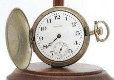 Waltham Grade No. 625 1919 Running Pocket Watch 16s 17j Silverode Hunting Case