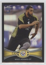 2012 Topps Chrome Black Refractor 129/299 Mike Adams #197 0ty6