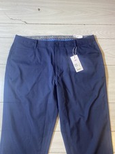 Puma Dealer Golf Pants Mens 40/34 Navy 5 Pocket Pants