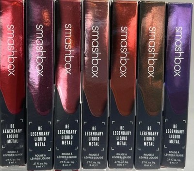 SMASHBOX BE LEGENDARY Liquid Metal Pick Your Shade .27 oz / 8 ml NIB