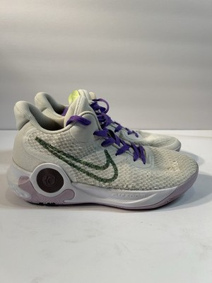 Nike KD Trey 5 X White Lime Glow Purple Basketball Shoes Men s Size 10.5