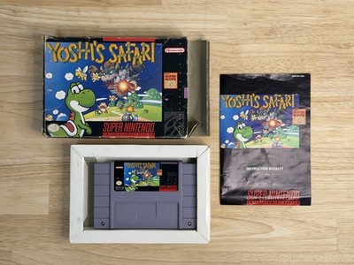 Yoshi's Safari (1993) - Super Nintendo SNES CIB TESTED