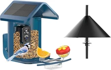 Bird Feeder with Camera + PC Squirrel Baffle