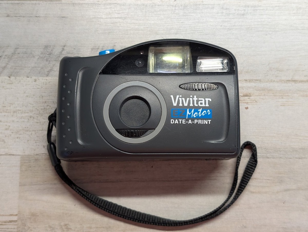 vivitar カメラ　最終値下げ Vivitar EZ Motor DATE-A-PRINT 35mm Point & Shoot Film Camera Auto