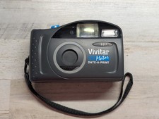Vivitar EZ Motor DATE-A-PRINT 35mm Point Shoot Film Camera Auto Flash DX