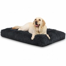 Hundebett XXL Rutschfest waschbar 122x74cm Pl&uuml;sch Hundekissen