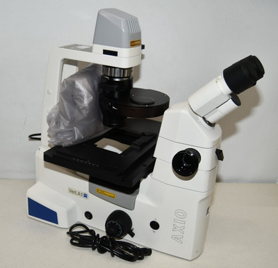 ^ Zeiss Axio Vert.A1 Inverted Microscope (No Objectives) #X8548