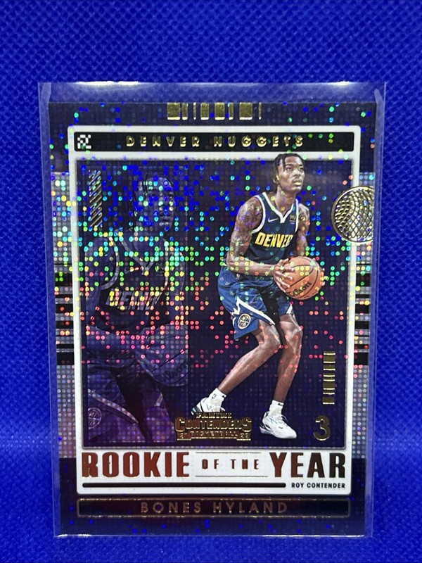 Bones Hyland 2021-22 Contenders Rookie of the Year Contender #16 Nuggets M20