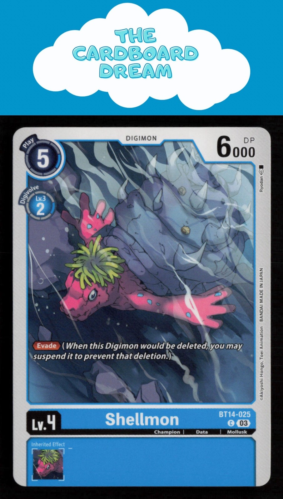 Shellmon Blast Ace #BT14-025 C Common Digimon Card