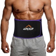 Waist Trainer Women Lower Belly Fat Sweat Band Stomach Wrap Trimmer Lumbar