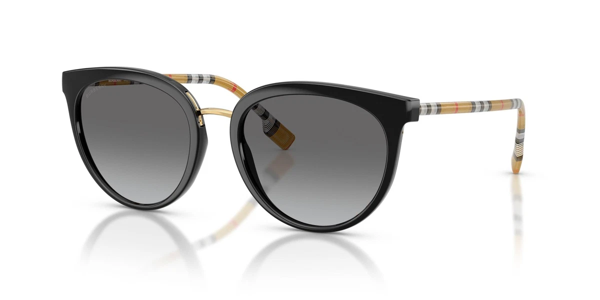 Burberry Black Oval Sunglasses for Women for sale | eBay