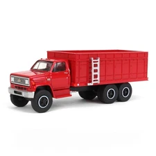1/64 1983 Chevrolet C70 Tandem Grain Truck w/ Red Cab & Red Bed 51433-A