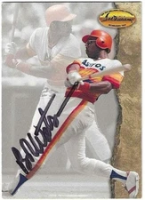 Signed BOB WATSON Houston Astros 1994 Ted Williams Card Company Card #37 COA
