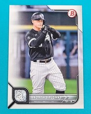 2022 Bowman    #22 Andrew Vaughn Chicago White Sox Baseball Card W4