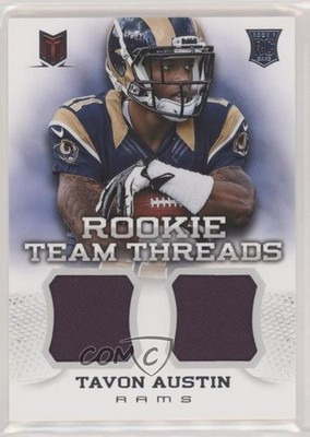 2013 Momentum Rookie Team Threads Combo Materials 379/399 Tavon Austin #1 RC 2u3