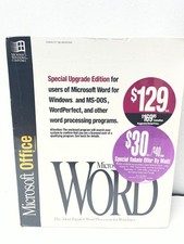 Microsoft Word Version 6.0 Special Upgrade Edition for Windows 3.5 High Density