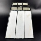 Vintage Tiffany Style Lampshade Glass Stained White Small Light Shade Deco Read