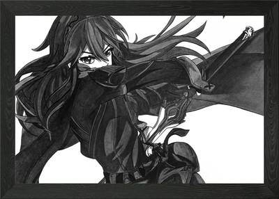 Fire Emblem Lucina gerahmtes Wandbild Poster Leinwanddruck Bild