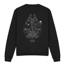 Star Wars Millenium Lines Felpa Adulto Unisex (TV28926)