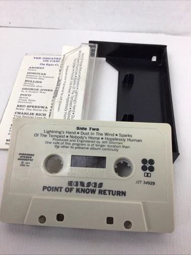 Kansas Point Of No Return Cassette - Picture 3 of 4