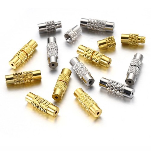Juego de 20 piezas 3,8 mm * 13 mm color oro/plata cobre nuevo duradero N??tzlich - Imagen 4 de 21