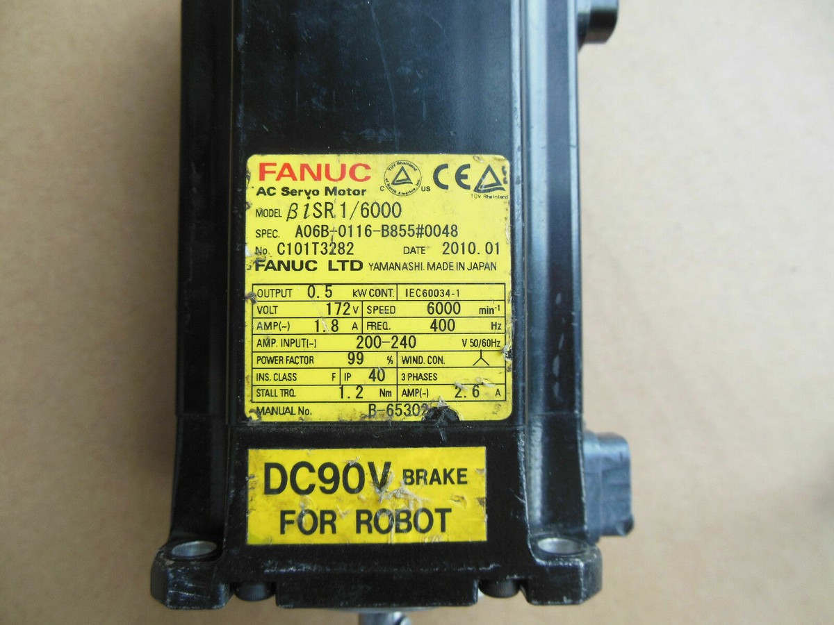 ファナックサーボモータA06b-0116-b855/0048　 新品未開封 Expedited delivery FANUC SERVO MOTOR A06B-0116-B855#0048