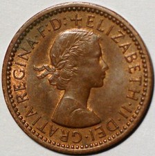 Great Britain Farthing 1954 KM# 895