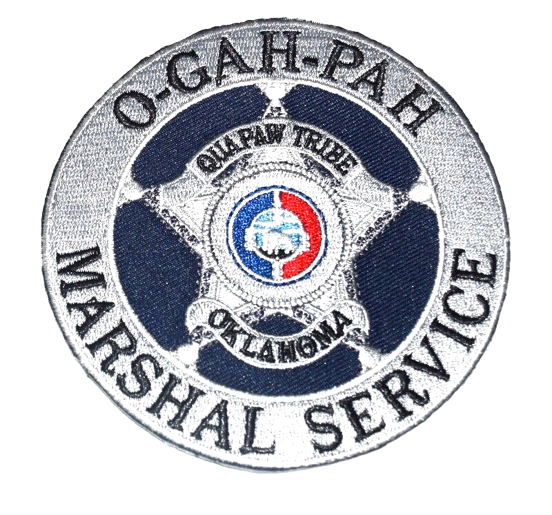 OGAH=PAH MARSHAL SERVICE OKLAHOMA OK TRIBAL Sheriff Police Patch QUAPAW eBay