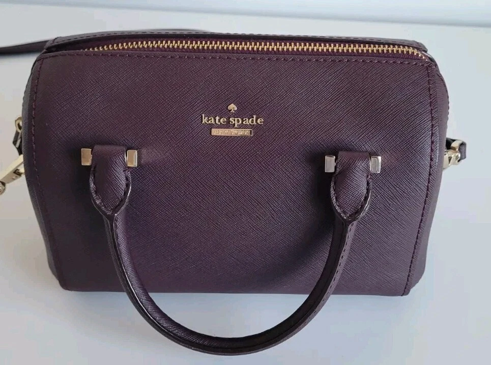 Borsa a mano Kate Spade Cameron Street Lane Plum usata pre loved piccola media