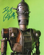 RIO HACKFORD SIGNED STAR WARS THE MANDALORIAN IG-11 8x10 SHOW PHOTO w/COA PROOF
