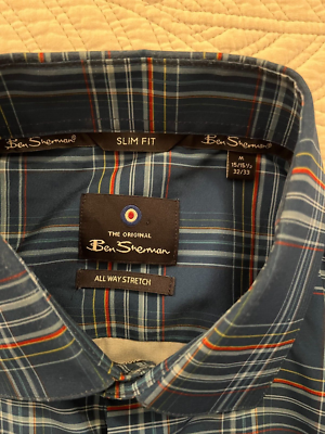 ben sherman stretch dress shirt Amazon.com: Ben Sherman Regular Fit Long Sleeve Button Down Dress Shirt for  Men Wrinkle Free 4-Way Stretch Long Sleeve Formal Navy and Red : Clothing,  Shoes & Jewelry