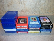 GROUP OF 12 COUNTRY 8 TRACK TAPES  CASH/ FENDER/ CAMPBELL/ WYNETTE/ PAYCHECK