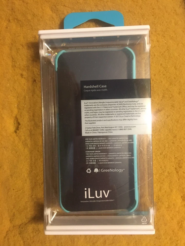 Funda rígida Apple iPhone 5/5s/SE iLuv Festival verde - NUEVA EN CAJA Foto 2 de 2