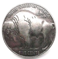 Buffalo Head Nickel Decorative Snap Set Concho Antique Nickel 7/8" 1265-78