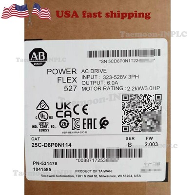 Allen Bradley 25C-D6P0N114 Brand New DHL Express shipping