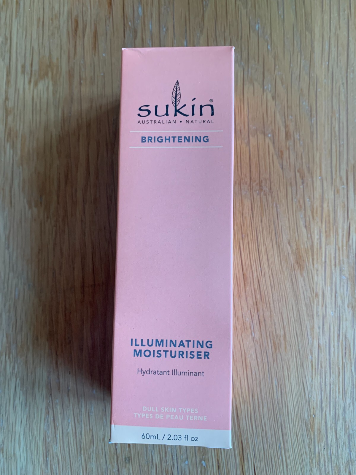 Brand New & Boxed SUKIN Brightening Illuminating Moisturiser 60ml- Dull Skin