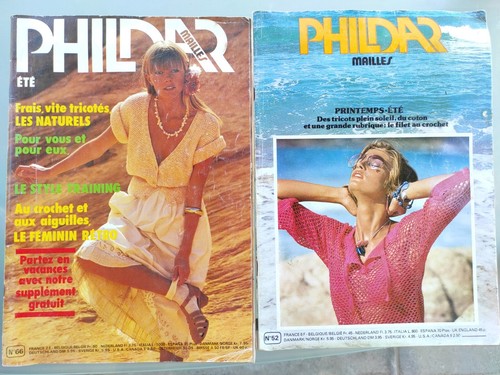 Catalogue Tricot Phildar Collection Femme été 1988 - Vintage Made In France