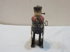 Vintage Marx Popeye Walking Carrying Parrots Tin Litho Windup Toy, Works