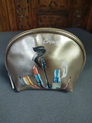  90's Macy s The In Crowd Mini Make Up Cosmetics Bag NWOT cute!