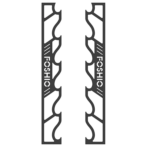 6 Rolls Media Storage Vinyl Wrap Fabric Decal Wall Rack Mount Bracket Holder - Picture 7 of 7
