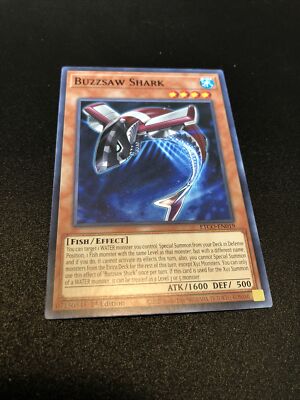 Yu-Gi-Oh! Buzzsaw Shark Card - ETCO-EN019 Common 1st Edition Single Trading Card - View #4
