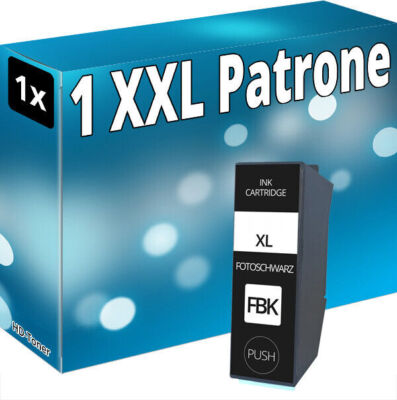 1x TINTE PATRONE XL für Epson Expression Premium XP 6000 6005 6100 6105 pbk